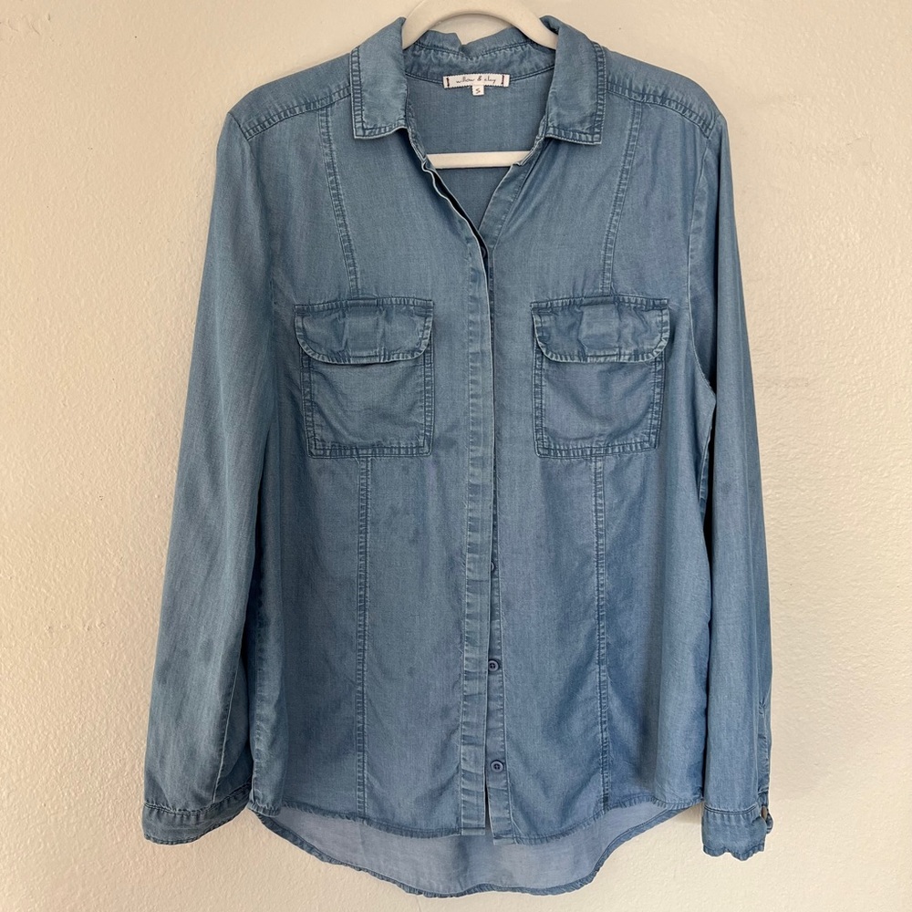 Willow and clay Jean top